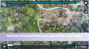 Integrated landscape approaches in the tropics: Webinar by Terry Sunderland and James Reed
