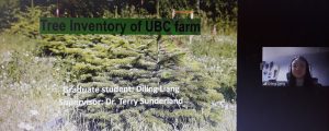 Diling Liang updates on Tree Inventory project at UBC farm