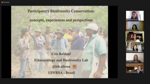 Guest Lecture Series 2021: Cristina Baldauf shares her experiences and perspectives on participatory biodiversity conservation